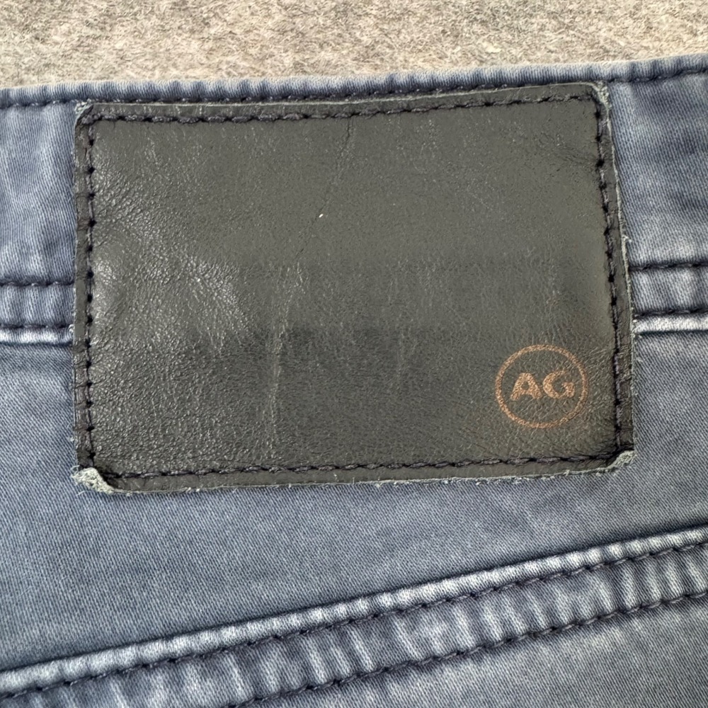 AG Adriano Goldschmied 31x30 Blue Tellis Modern Slim Italian Fabric Mens Pants - Picture 5 of 12